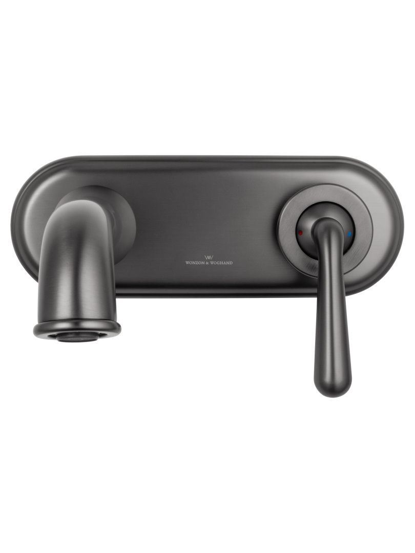 Приобрести смеситель для раковины встраиваемый wonzon & woghand steam, темный графит (ww-88869008-bgm)