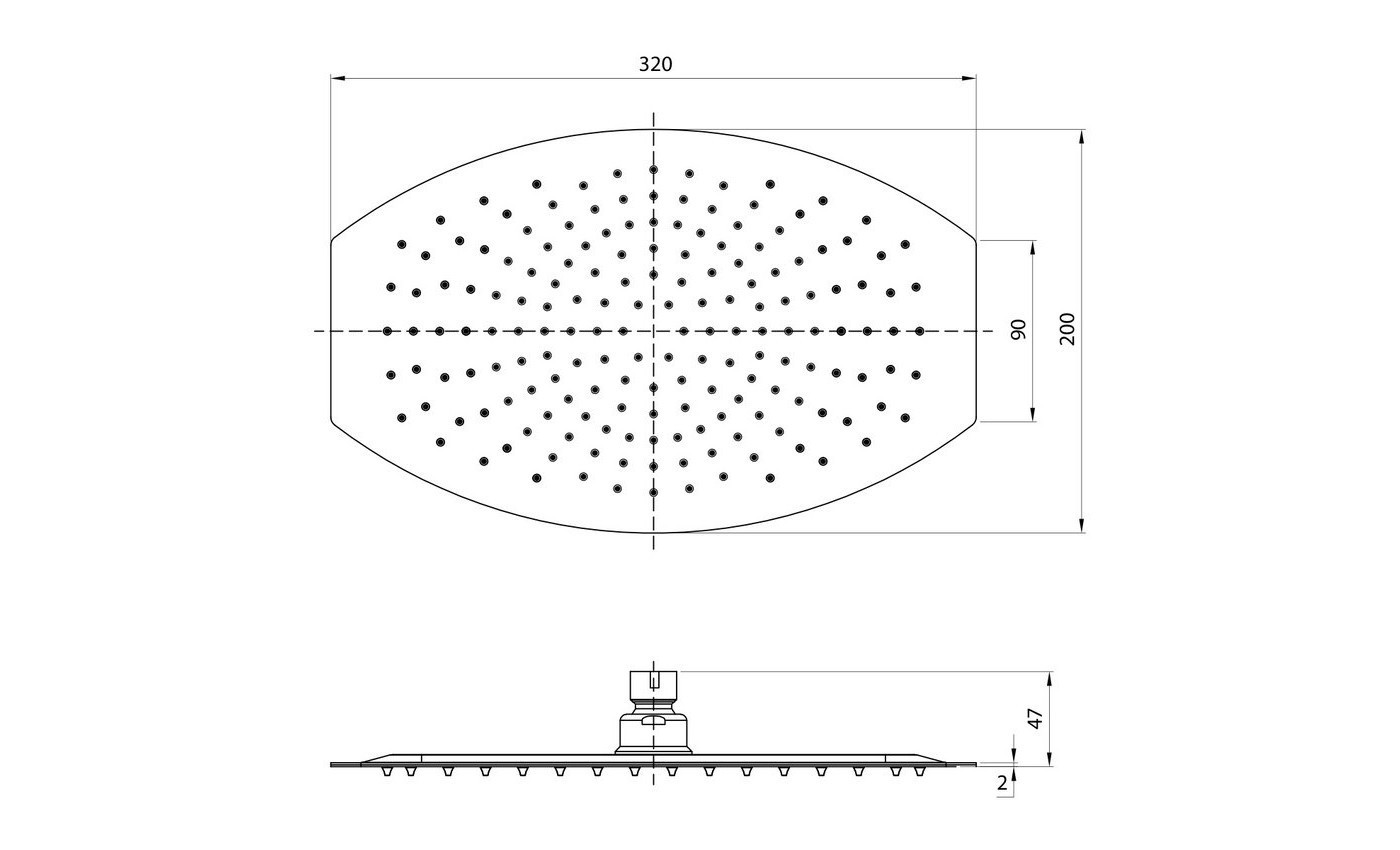 Приобрести lemark верхний душ, одно функциональный 250 мм, сталь lm9485s