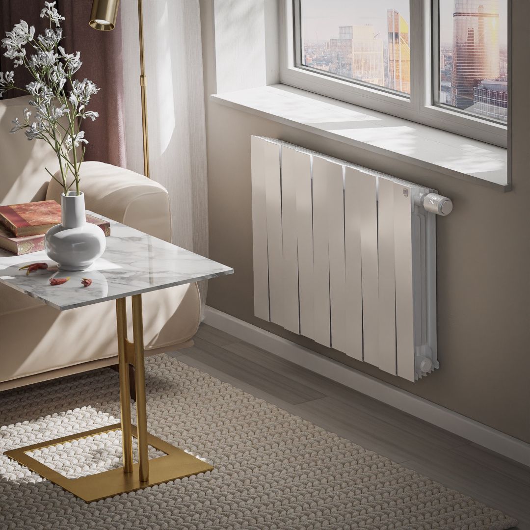 Приобрести royal thermo радиатор биметаллический pianoforte 500 /bianco traffico ( белый ) vdr80 - 10 секц.