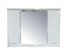 Loranto Зеркало-шкаф Коралл 100, 72,5х100 см, белый CS00040227