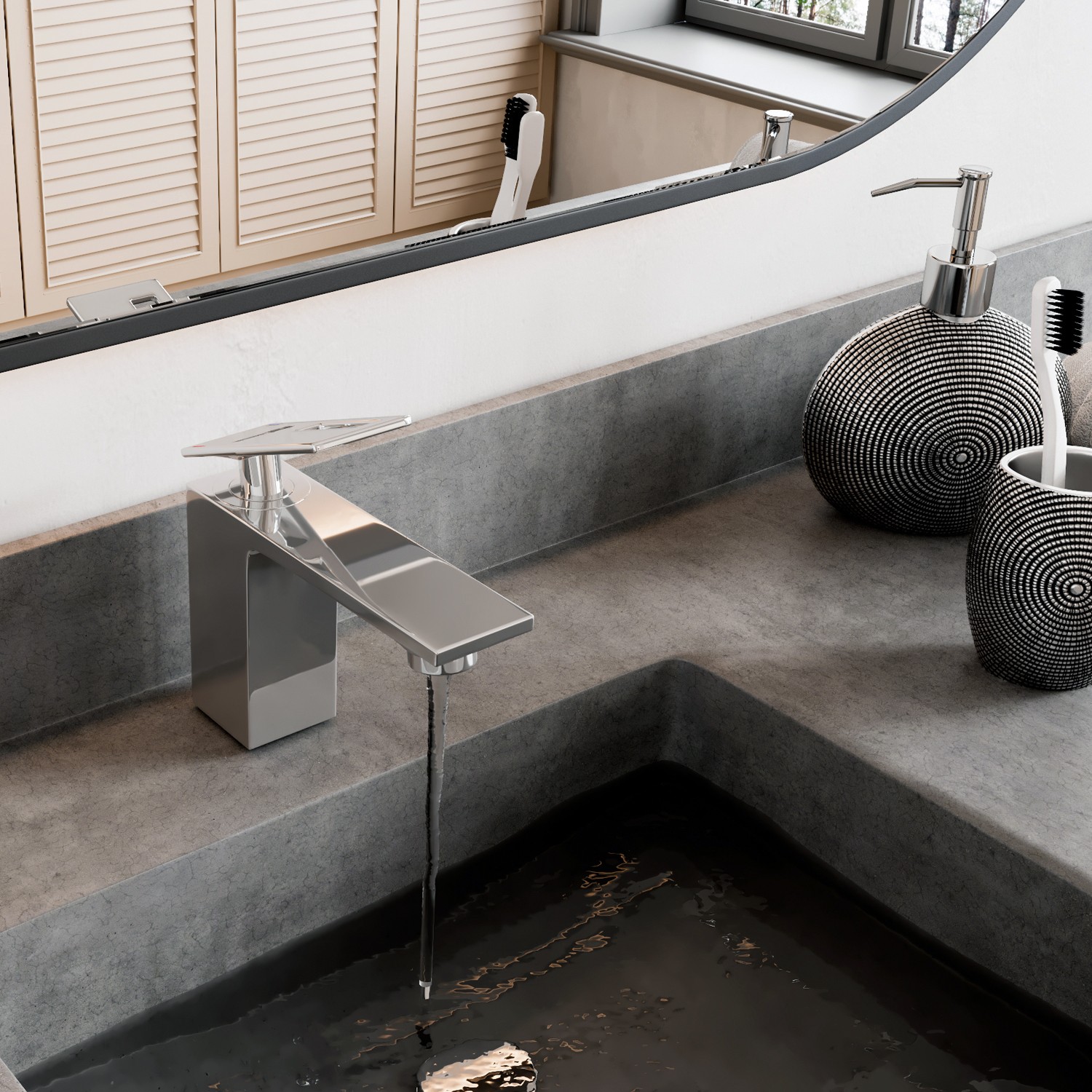 Приобрести wasserkraft смеситель для раковины alme 1503, хром