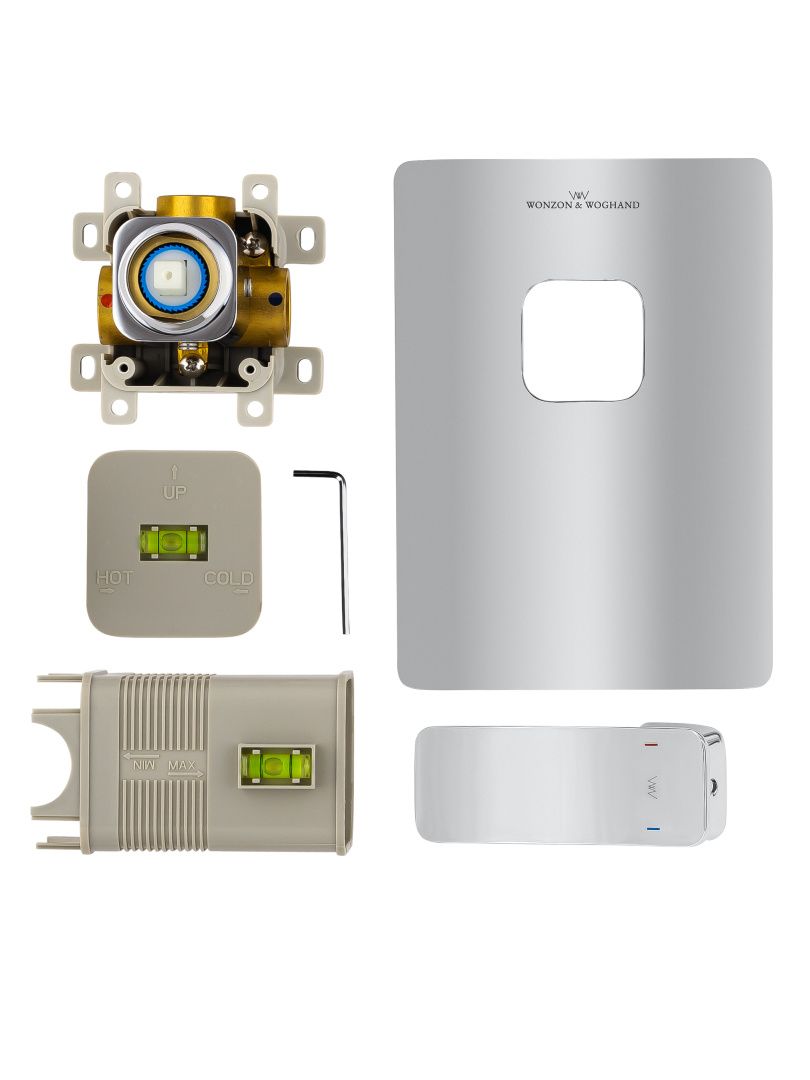 Приобрести смеситель для душа встраиваемый wonzon & woghand navia, хром (ww-184700-cr)