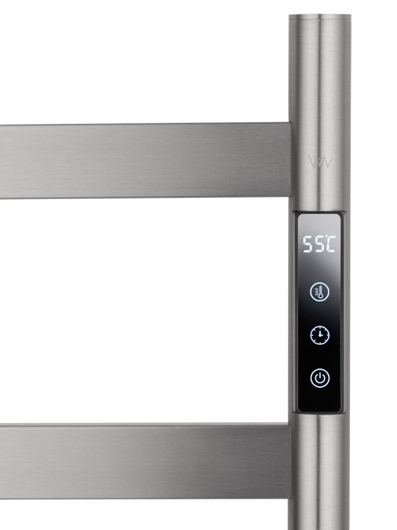 Приобрести полотенцесушитель электрический wonzon & woghand essen, брашированный никель (ww-a404-br)