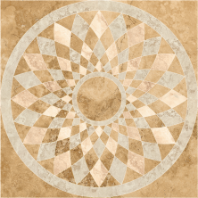 Декор напольный Kerranova Shakespeare Cut Beige Brown 4002-SR d01 Structure 120