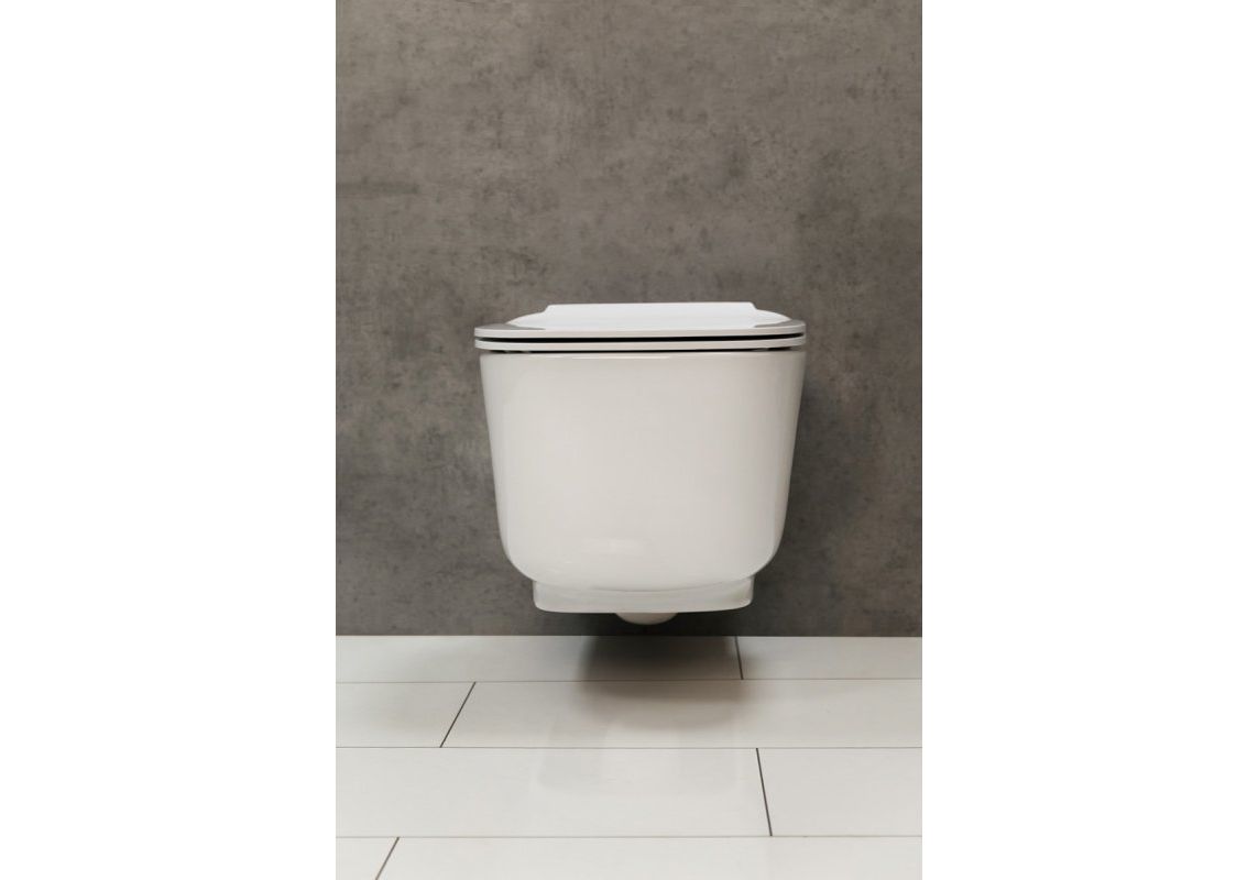 Приобрести унитаз подвесной безободковый belbagno vaso bb127ch