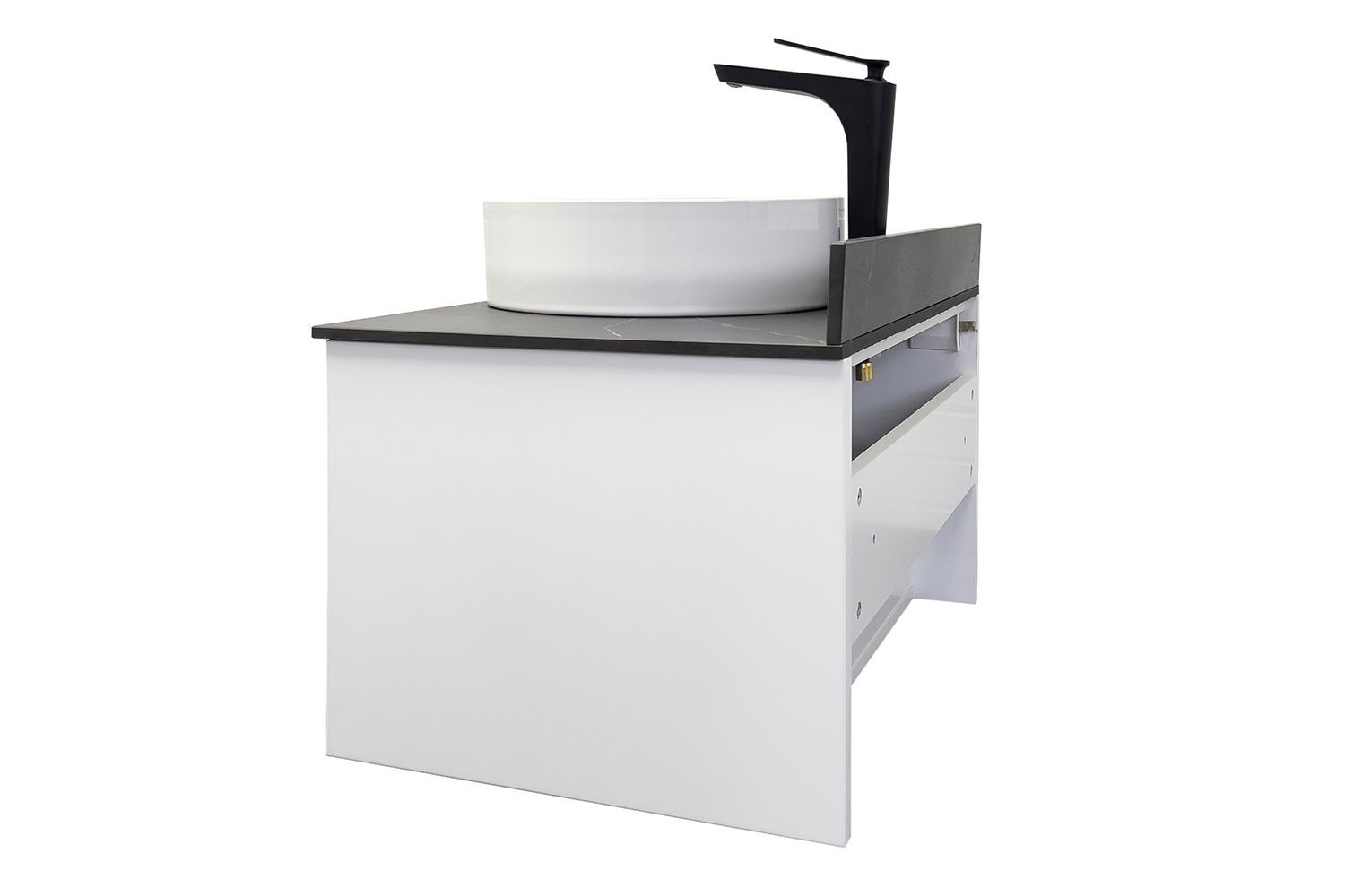 Приобрести сomforty тумба со столешницей и раковиной марсель-75 белая матовая