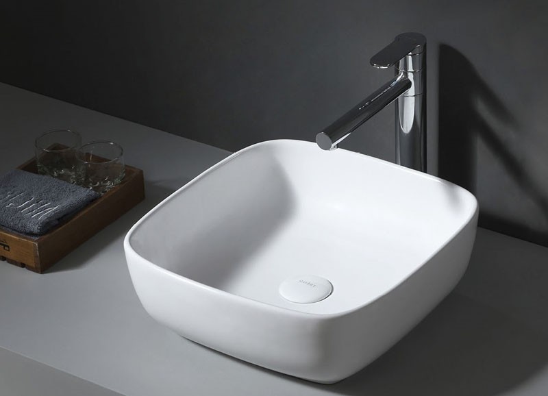 Приобрести azario раковина накладная 40х40 см, белая az41016