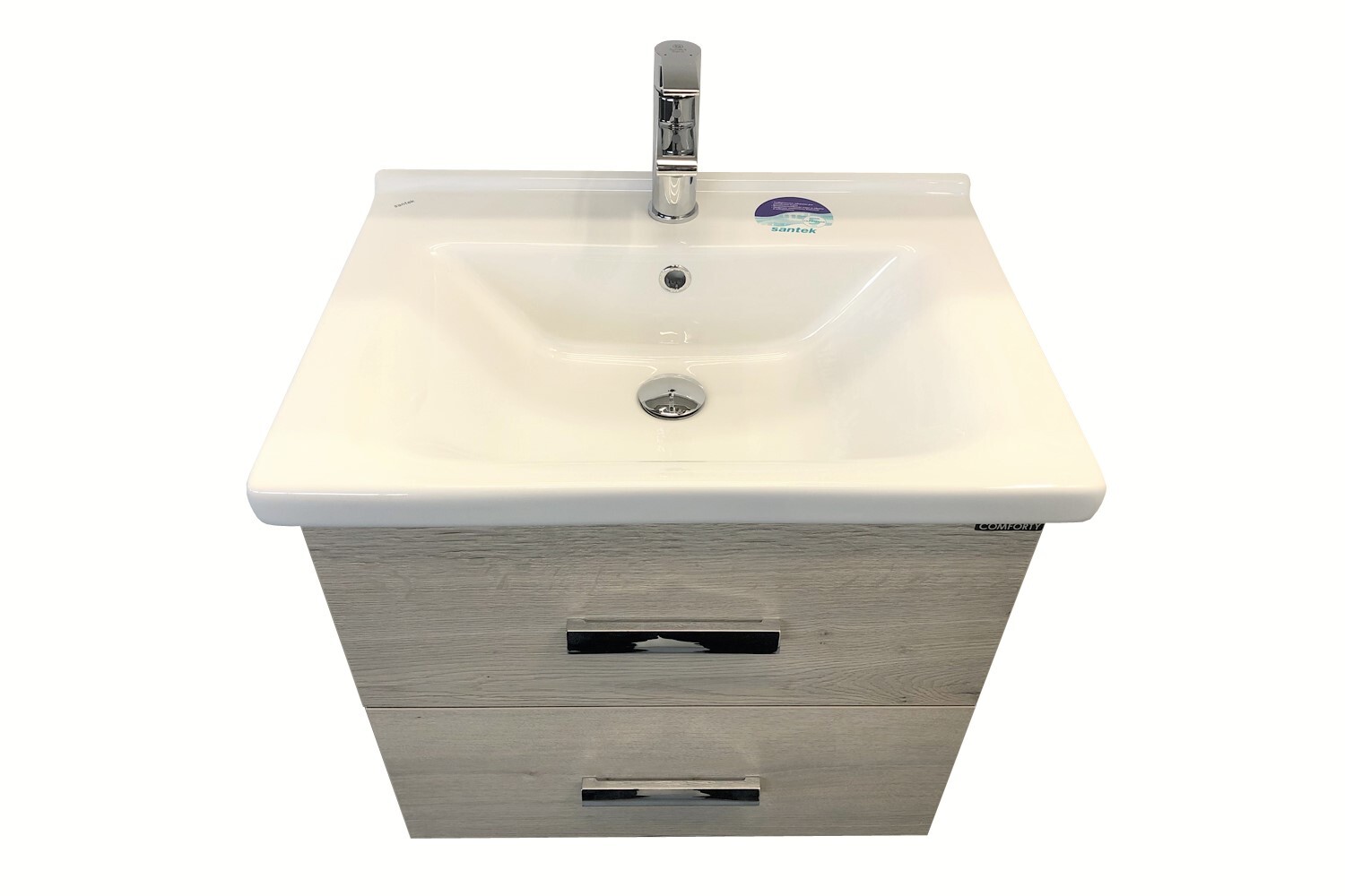 Приобрести сomforty тумба с раковиной "парма-60" дуб дымчатый