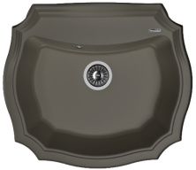 Florentina Кухонная мойка Эмилия 64х55 см, антрацит