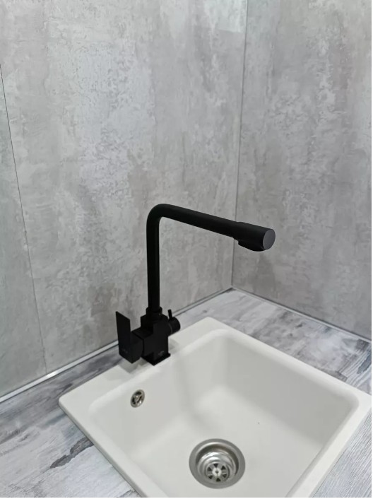 Приобрести смеситель для кухни vieir kitchen 359 мм, с подключением к фильтру, черный v15025(c)