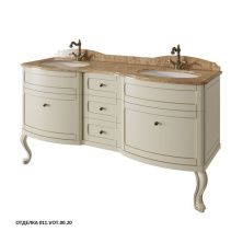 Caprigo Тумба с раковиной IMPERIO 160 см, кремовая, эмаль