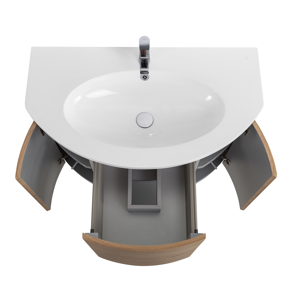 Приобрести cezares тумба подвесная с раковиной eden 91 см rovere tabacco, дерево 55073