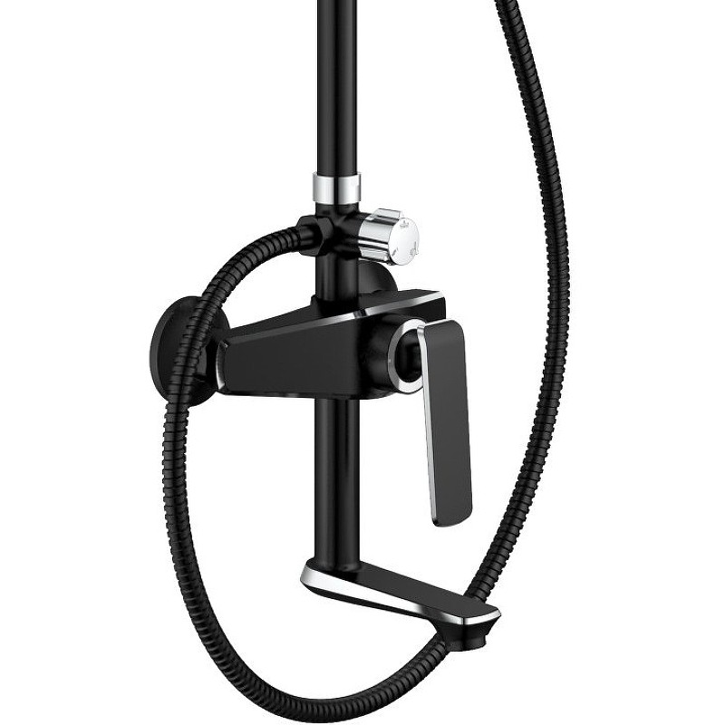 Приобрести haiba душевая система, прямоугольная d-290мм, черный hb24548-7