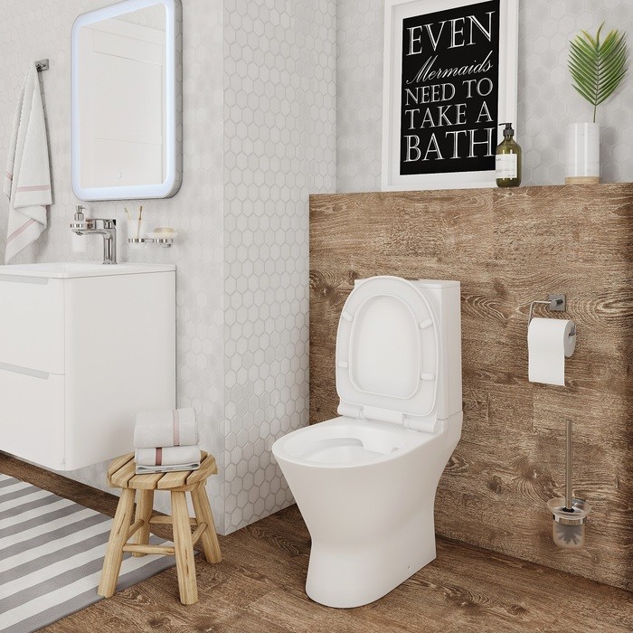 Приобрести iddis напольный унитаз-компакт edifice rimless, безободковый.крышка с микролифтом edirdsei24