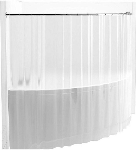 Приобрести aquanet карниз для ванны fregate полукруглый 120х120 см