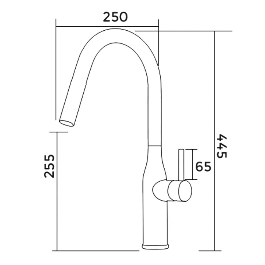 Приобрести gappo смеситель для кухни g4398-46 с выдвижным изливом, черный 30085