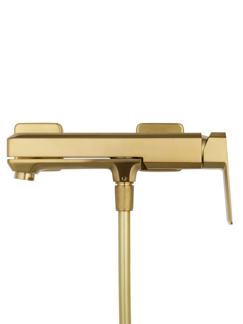 Приобрести смеситель для ванны с душем wonzon & woghand diamond, брашированное золото (ww-88639011-bg)