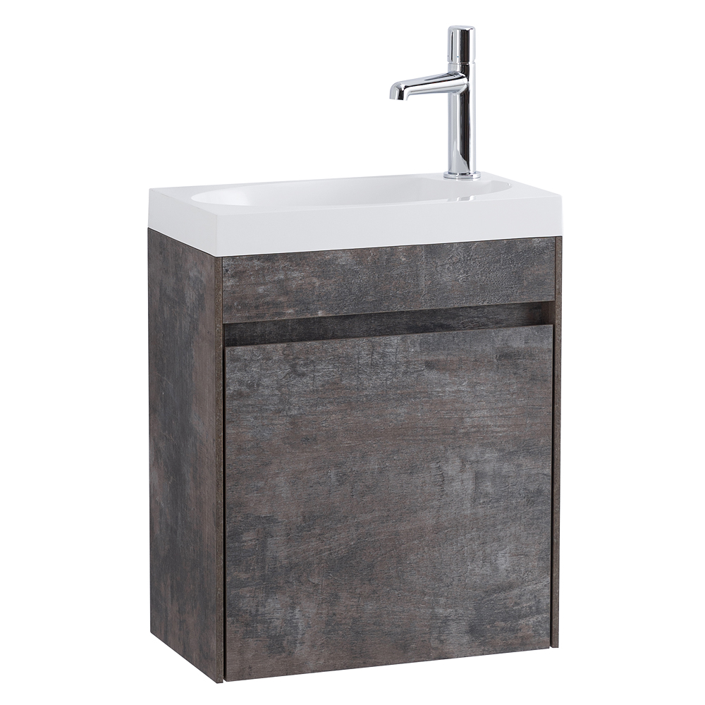 Приобрести belbagno тумба с раковиной pietra mini 46 см, подвесная с дверью 46-l stone, белая раковина
