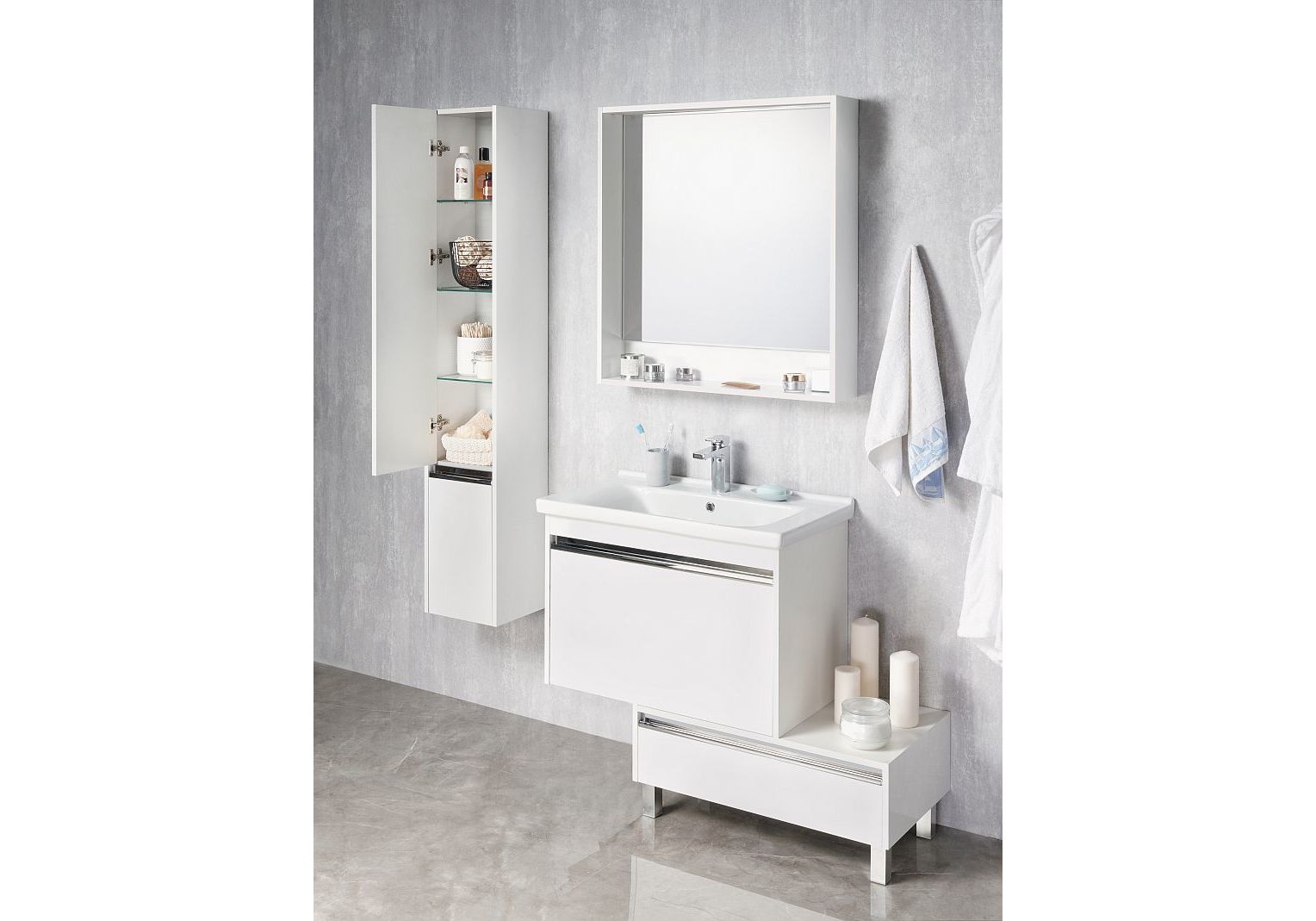 Приобрести зеркало акватон капри 80 см 1a230402kp010