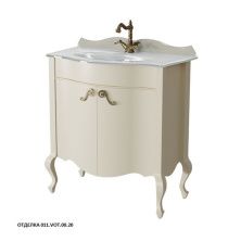 Caprigo Тумба с раковиной BOURGET 80 см, слоновая кость, эмаль 11023 2