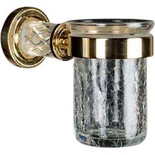Boheme Стакан для зубных щеток Murano, золото\кристаллы 10904-CRST-G