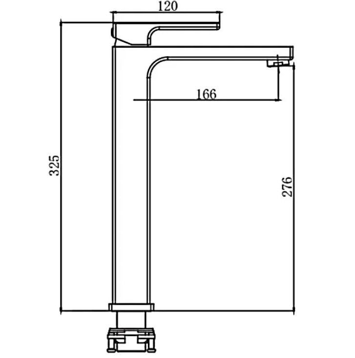 Приобрести gappo смеситель для раковины g1017-62, высокий, черный матовый 27734