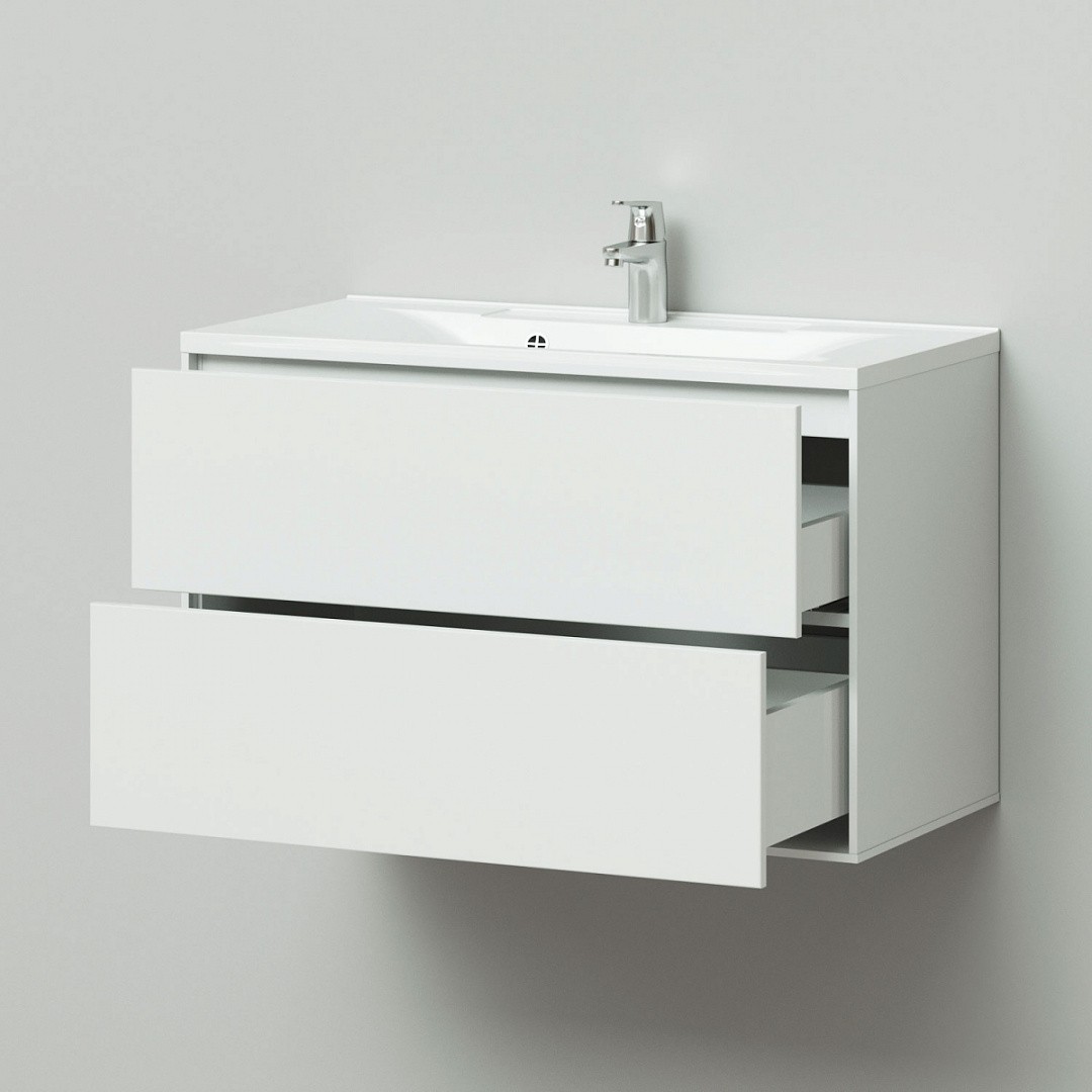 Приобрести тумба подвесная итана mia 90, с раковиной milen 90