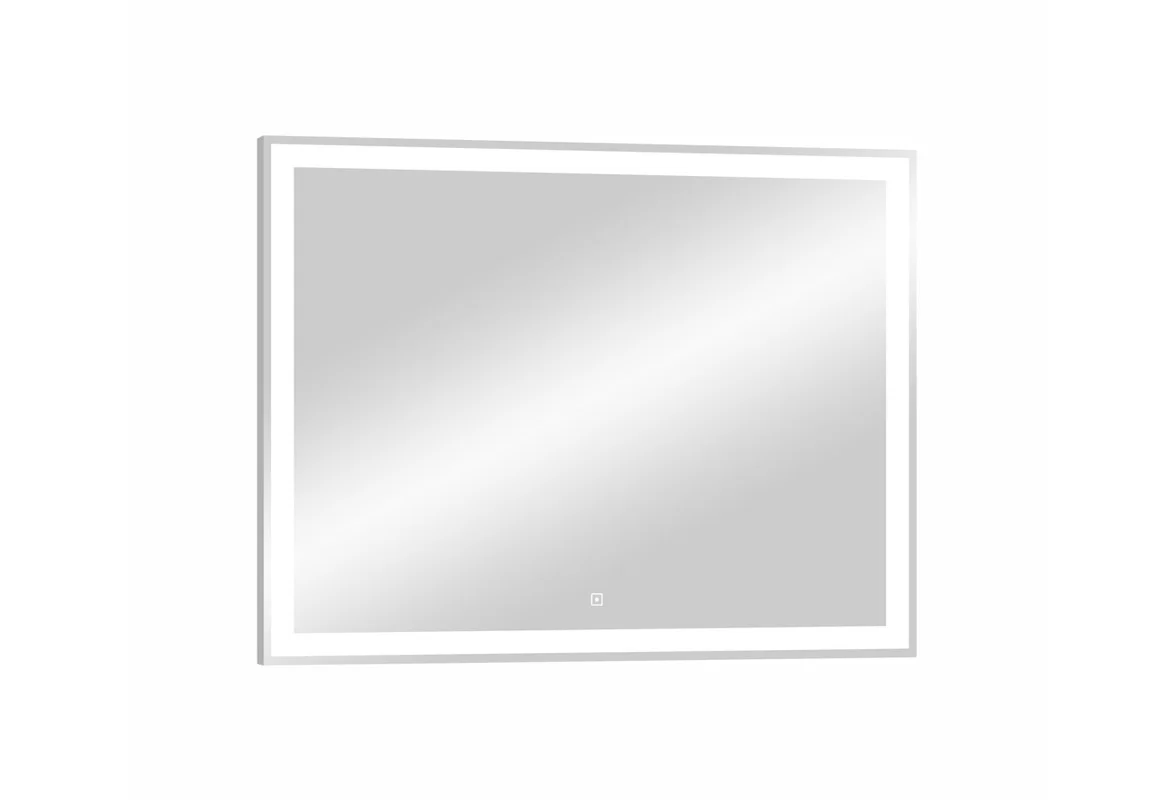 Приобрести continent зеркало с подсветкой mercury 80х60 см, белое