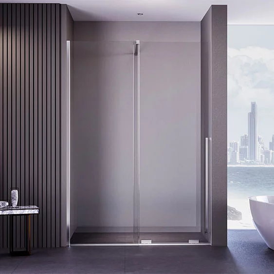 Приобрести veconi душевая дверь premium trento 130x200 см, хром, прозрачное ptdw-50ch-130-01-c4