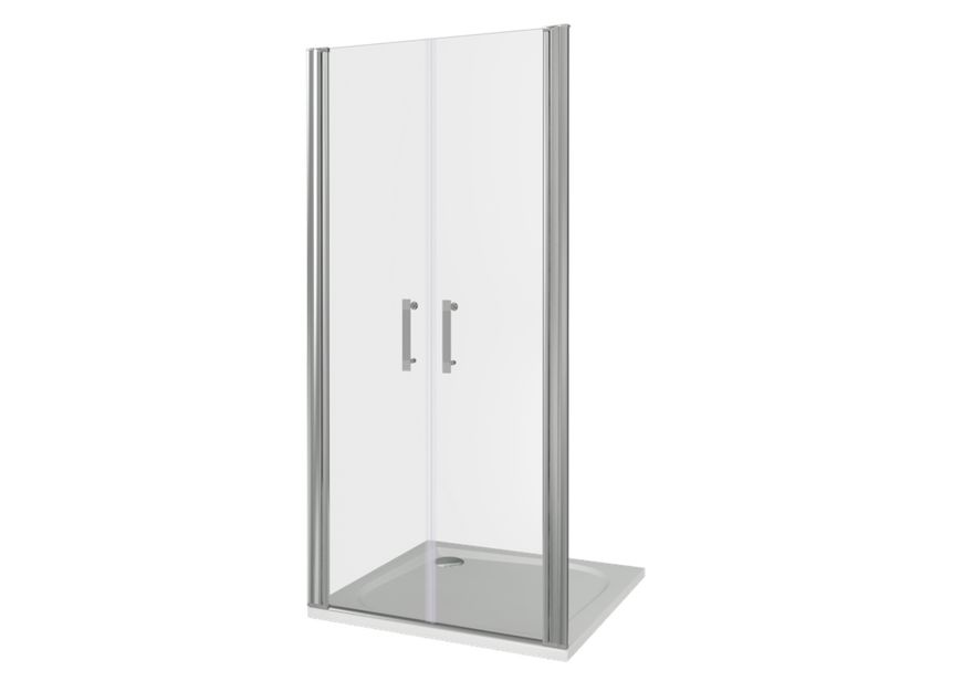 Приобрести bas дверь душевая mokka sd-80-c-we 80 см алюминий/прозрачное