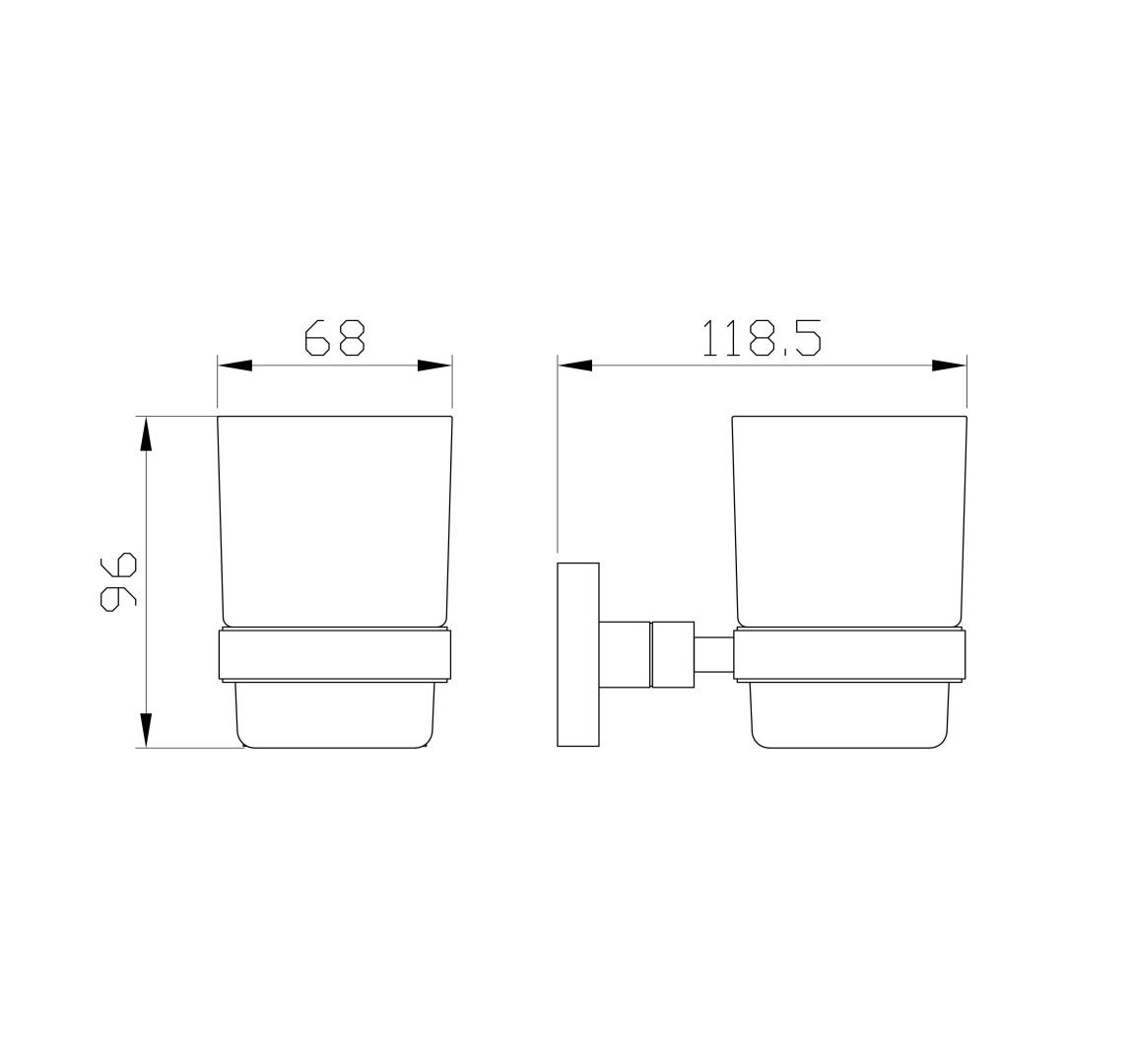 Приобрести стакан для зубных щеток с держателем wonzon & woghand polo, темное золото (ww-8921-dg)