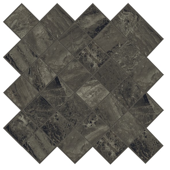Приобрести мозаика coliseumgres firenze nero mosaico 27x27см, черная