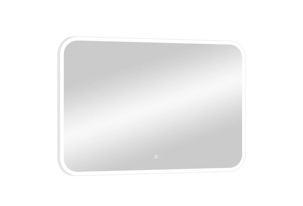 Приобрести continent зеркало с подсветкой demure 100х70 см, белое