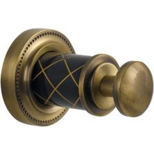 Boheme Крючок для ванной комнаты Murano, бронза\черный 10906-B-BR
