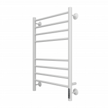 Полотенцесушитель 500х800 мм электрический Terminus Аврора П8, КС 9003, белый матовый 4670078527486