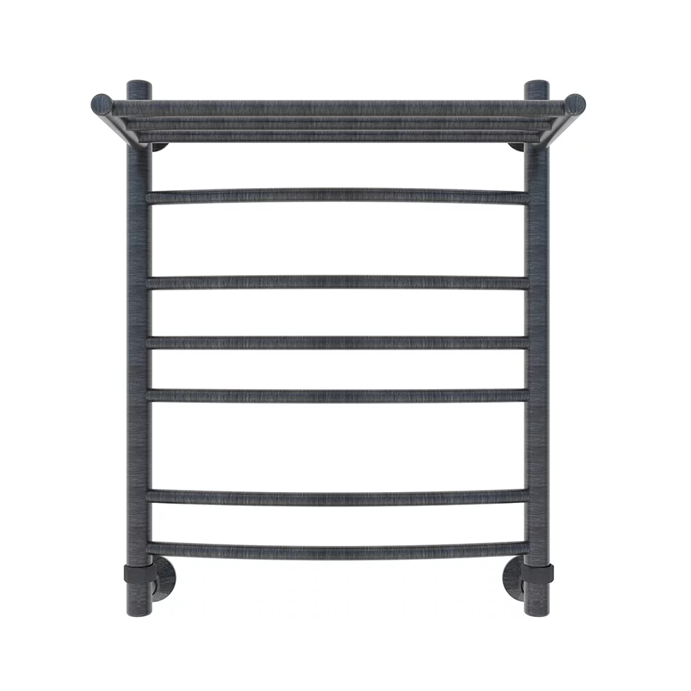 Приобрести veconi полотенцесушитель водяной nemi-b 50х60 см, графит n6050gr-b