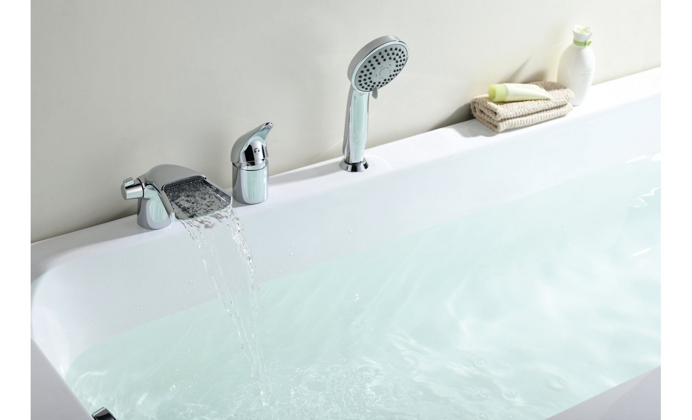 Приобрести lemark смеситель на борт ванны poseidon, 3 отверстия, хром lm4245c