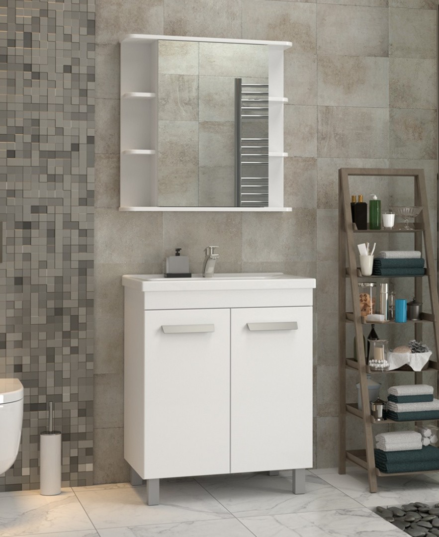 Приобрести vigo зеркало-шкаф nova 70 см, белое zsh.nov.70