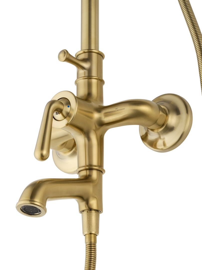 Приобрести душевая система wonzon & woghand steam, брашированное золото (ww-88739008-bg)