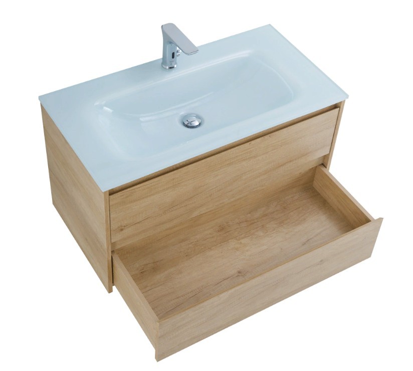 Приобрести тумба подвесная с раковиной belbagno kraft-800-2c-so-rnn 80 см, rovere nebrasca nature