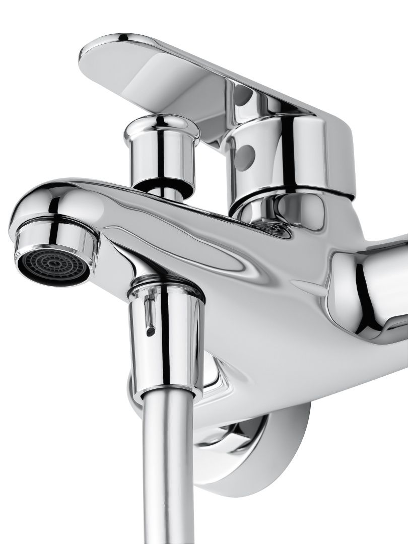 Приобрести смеситель для ванны с душем wonzon & woghand alfa, хром (ww-ae3204-cr)