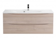 Тумба подвесная с раковиной BelBagno MARINO-1200-2C-SO-RG-P 120 см, Rovere Grigio