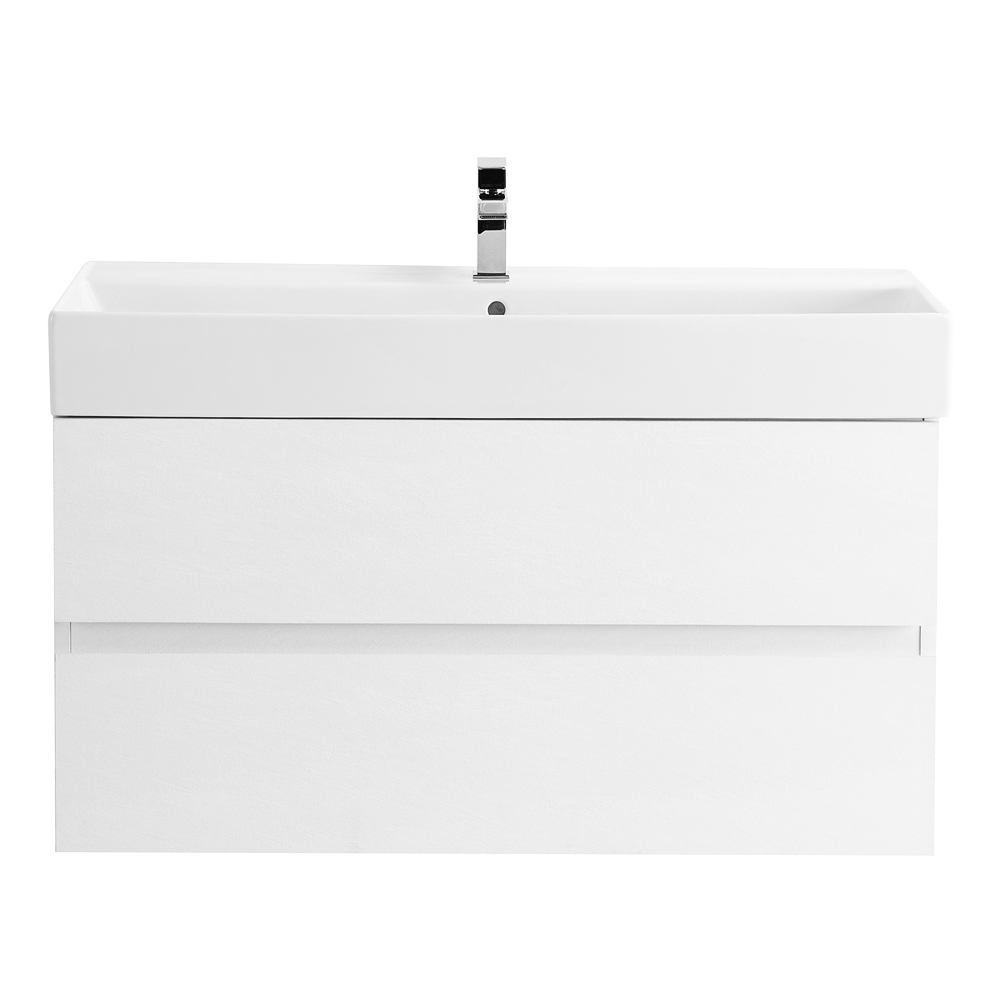 Приобрести cezares тумба подвесная с раковиной molveno 46 100 см bianco ghiaccio, белая molveno 46-100-2c-so-bg