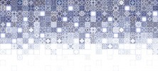 Плитка настенная Cersanit Hammam blue Многоцветный рельеф