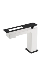 Boheme Смеситель для раковины Q, белый\черный 141-WB