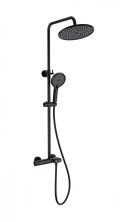 Душевая система с термостатом WONZON & WOGHAND MUSE Corno, Черный матовый (WW-B2091-A-MB)