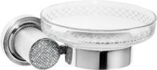Boheme Мыльница Royale Cristal, хром\белый 10923-CR