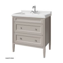 Caprigo Тумба с раковиной ALBION CONCEPT 80 см, серая 34015UV с1