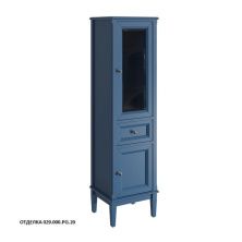 Caprigo Пенал JARDIN 45 см, правый, синий, эмаль