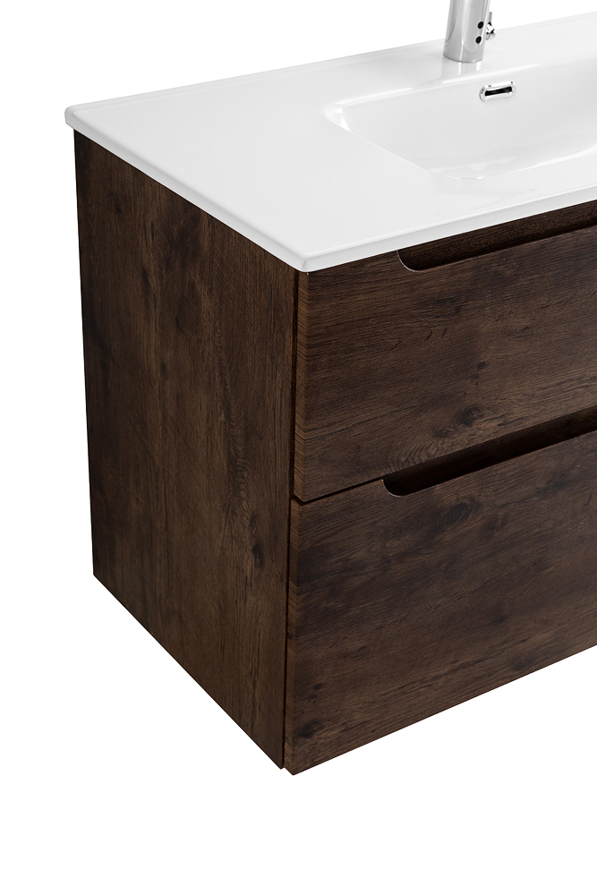 Приобрести belbagno тумба с раковиной etna-h60 100 см, подвесная b rovere moro, белая раковина